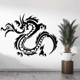 Dragon Wall Decal Removable Vinyl Sticker For Kids Room 4643 - thumbnail 3