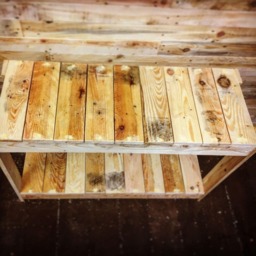 A Lovely Handmade Small Rustic Sideboard - thumbnail 3