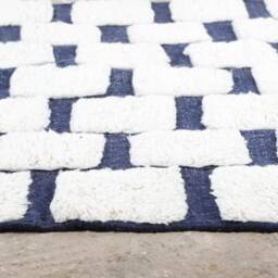 Handmade Boujad Wool Rug Contemporary Moroccan Berber Carpet - thumbnail 2