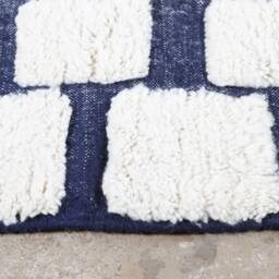 Handmade Boujad Wool Rug Contemporary Moroccan Berber Carpet - thumbnail 4