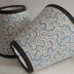 Dulcie Classic Sanderson Candle Clip Lampshade With Dark Trim - thumbnail 3