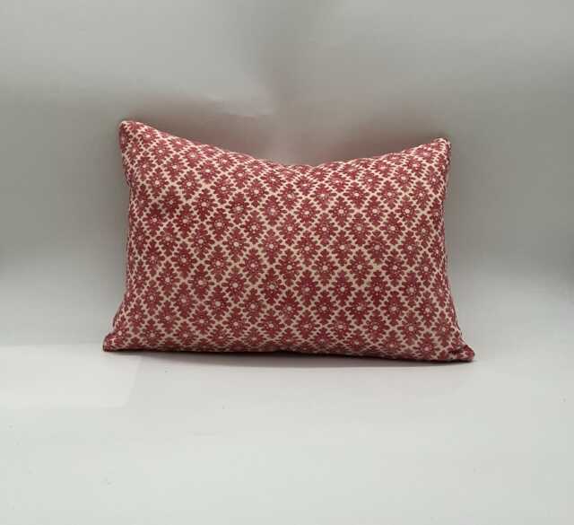 Linwood Ashfield in Faded Rose - Classic Rectangular Cushion 40 X 25cm - image 1