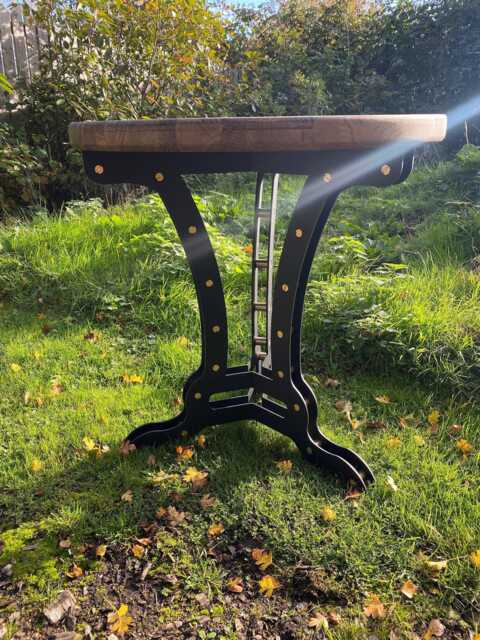 Industrial Style Side Table/ Home/Steel Furniture Living Room Tables Brass - image 1