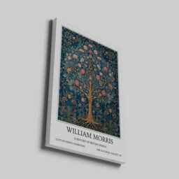 Blue Tree Of Life William Morris Wall Art Vintage Poster, Floral Art Print - thumbnail 2