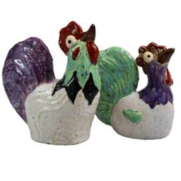 Cockerel & Hen Mr & Mrs Charm For Your Home - 2 Styles - thumbnail 2
