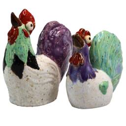 Cockerel & Hen Mr & Mrs Charm For Your Home - 2 Styles - thumbnail 1