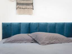 Headboard Queen, Velvet Cushion, Modern Bedroom Decor, Fabric Wall Panels, Headboard, Upholstered