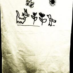 Hand Printed Baby Bedsheet Or A Curtain - thumbnail 2