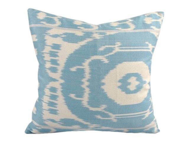 Hand Dyed Ikat Pillow Cover - image 1