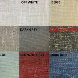 "Extra Long Curtains With Stripes Custom Made - 2 Panels Color Block 8-25 Ft Ikiriska 50""-100" - thumbnail 3