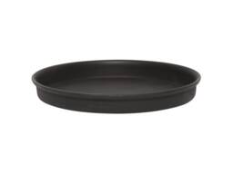 Ib Laursen Candle Tray Coaster Plate Black Round 11 cm Country House - thumbnail 1