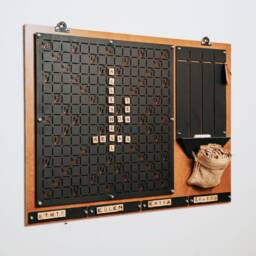 Magnetic Wall Scrabble Game - Modern Family Fun Art Decor - thumbnail 3