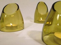 Wine Bottle Tea Light Candle Cover Set - thumbnail 2