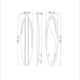 Sale Surfboard Wall Decals Set Of 3, Beach Decor - thumbnail 2
