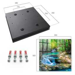 Paradise Oasis Wall Mounted Key Cabinet, Green Box For Home, Photographic Landscapes, Lovers Of Nature & Relaxation - thumbnail 4