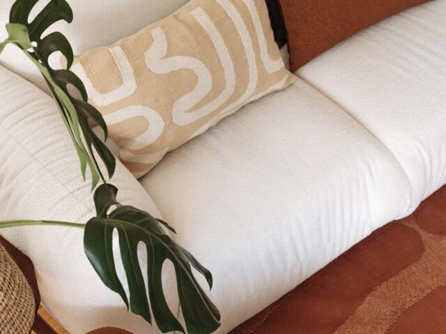Beige Abstract Woven Throw Pillow - Decorative Lumbar Kilim Pillowcases Set Cotton Covers Sofa Bed Living Room Home Accessories - image 1