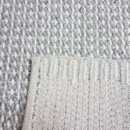 Handwoven Wool Rug Artisan Crafted, Beach House Style - thumbnail 2