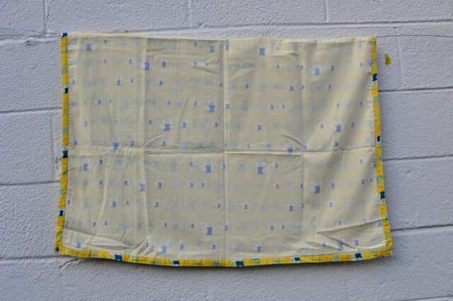 Cotton Baby Blanket With Elephant Print From India - image 1