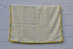 Cotton Baby Blanket With Elephant Print From India