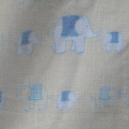 Cotton Baby Blanket With Elephant Print From India - thumbnail 2