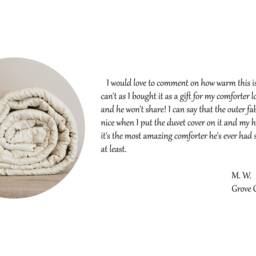 King Size Wool Comforter. Organic Duvet Insert For All Season - Us Duty Paid - thumbnail 4