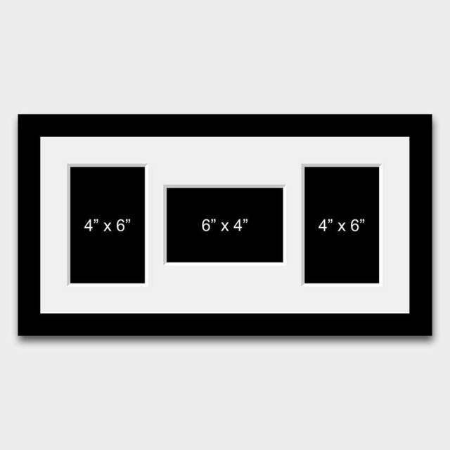 "Multi Photo Picture Frame - Holds 3 4"" X 6" - image 1