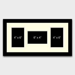 "Multi Photo Picture Frame - Holds 3 4"" X 6" - thumbnail 2