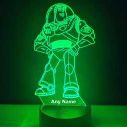 Personalised Woody Night Light - Children's Kids Bedroom Led Birthday Gift Christmas - thumbnail 3
