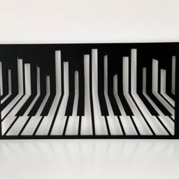 Piano Keys Art, Wooden Piano Keys, Room, Music Decoration - thumbnail 3