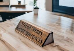 Personalized Wooden Desk Name Plates 10 Inch Solid Walnut Wood, Custom Engraved With The Text Of Your Choice Wooden Sign - thumbnail 1