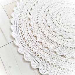 Carpet - Minoux 115 cm in White - thumbnail 2