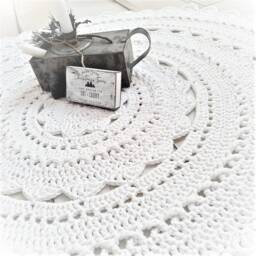 Carpet - Minoux 115 cm in White - thumbnail 3