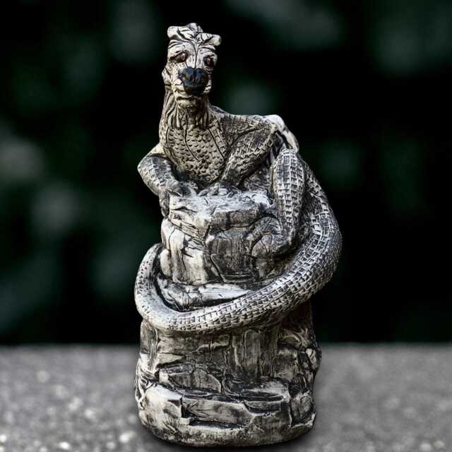 Large Dragon Statue Gothic Figurine Outdoor Wildlife Sculpture Cement Animal Decoration Handmade Halloween Decor Lover Gift - image 1