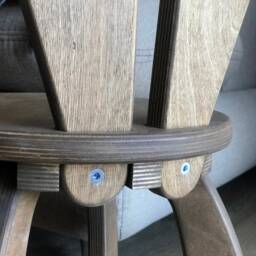 Plywood Bunny Chair, Modern Kids Stool, Furniture For Kids - thumbnail 4