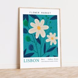 Flower Market Wall Print, Modern Floral Art Poster, Gallery Art, Plant Boho, Living Room, Bedroom, Kitchen, Home 1639 - thumbnail 2
