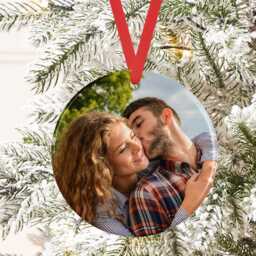 Personalised Photo Christmas Tree Bauble - Family Photo Christmas Decoration Xmas Ornament Bauble Custom Ornament For Your Tree - thumbnail 4