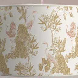 Lampshade For Table Lamp - Floral Pattern Lampshade Available As A Base Or Pendant - thumbnail 3