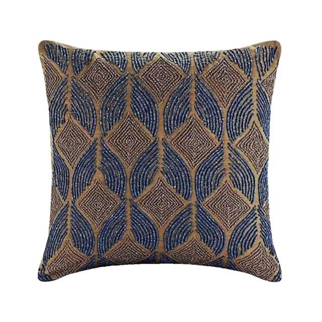 "Art Silk Blue Pillow Case 16""x16" - image 1