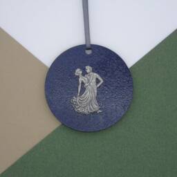 Ballroom Dancer Christmas Tree Decoration- Ornament - Waltzing Decoration Dancing Couple Gift - thumbnail 2
