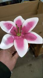 Metal Stargazer Lily, Flower, Mother's Day, 11Th Anniversary, 6Th 4Th Wedding Bouquet
