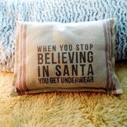 "Pillow With Quote...""When You Stop..." - thumbnail 2