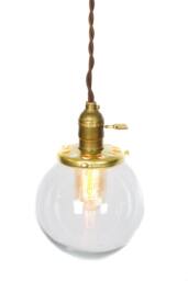 Simply Modern Vintage Style Small Globe Pendant - thumbnail 2