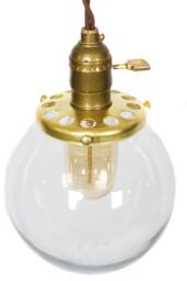 Simply Modern Vintage Style Small Globe Pendant - thumbnail 3