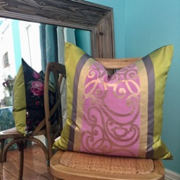 Decorative Pillow Cover in Designers Guild Rugosa Slate - thumbnail 2