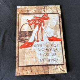 "Shoe Mania Ceramic Wall Art Tile, 8"" By 12" - thumbnail 3