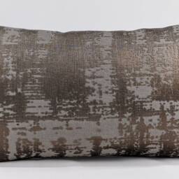 Luminous Bronze Brown Luxury Velvet Metatalic Cushion Cover Handmade Pillow Cover Lumbar Sofa & Bed Styling Style Pillow Case - thumbnail 2