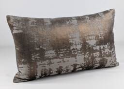 Luminous Bronze Brown Luxury Velvet Metatalic Cushion Cover Handmade Pillow Cover Lumbar Sofa & Bed Styling Style Pillow Case