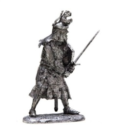 54mm Soldier Jacques Louchard. French Knight 1350Yr. 132 Scale Figure - thumbnail 2