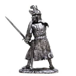 54mm Soldier Jacques Louchard. French Knight 1350Yr. 132 Scale Figure - thumbnail 3