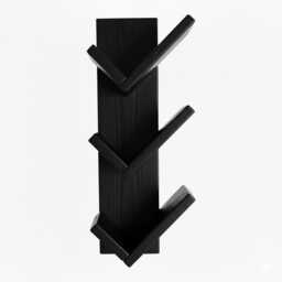 Handmade Wooden Wall Wine Rack - Modern Rustic Bottle Holder - thumbnail 4